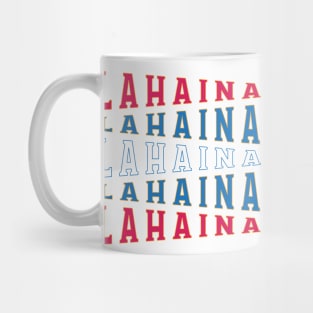 TEXT ART USA LAHAINA Mug